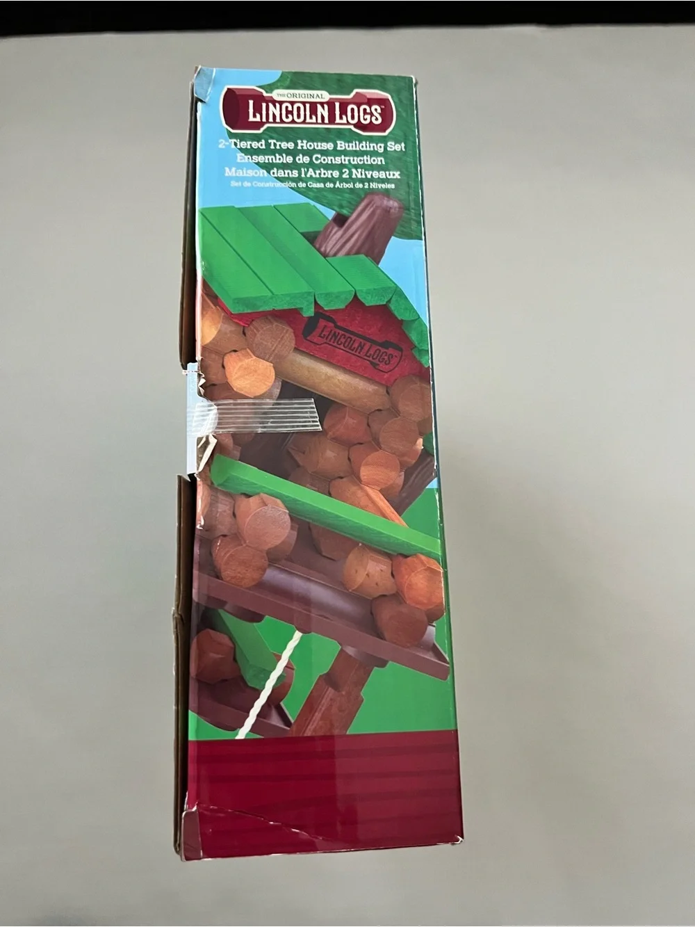 Lincoln Logs 2 Tiered Tree House Building Set, Educational Toy, Gift Retro